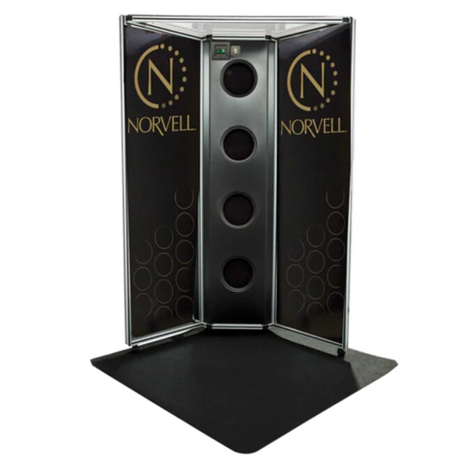 NORVELL OVERSPRAY REDUCTION BOOTH, BLACK PANELS